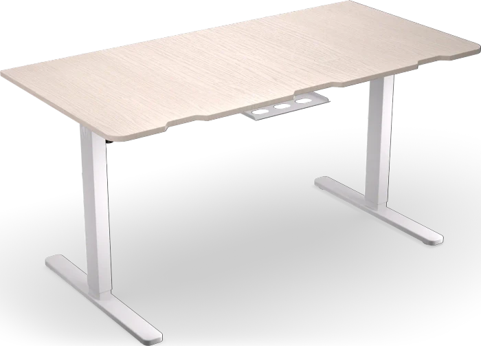 Endorfy Atlas L Electric elektrisch höhenverstellbarer Sitz-Steh-Schreibtisch 150x78cm Light Wood/weiß