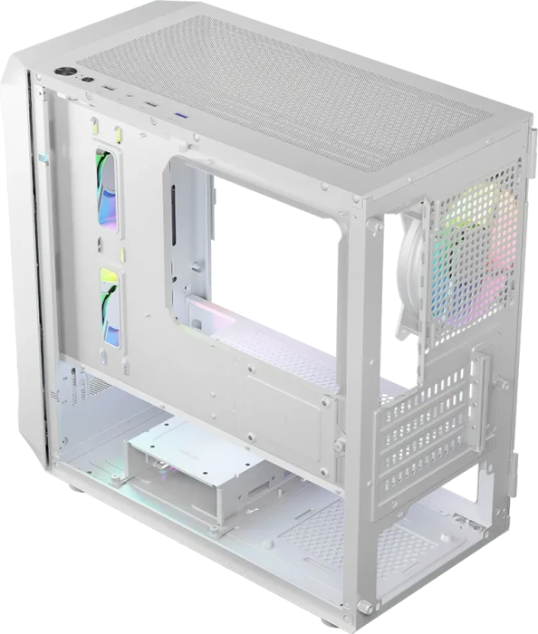 Logic Concept Portos ARGB Mini White, Glasfenster