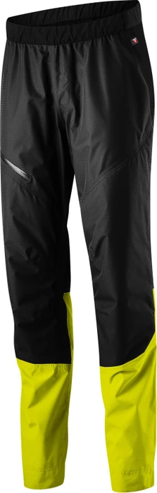 Gonso Save Therm Fahrradhose lang black/safetyyellow