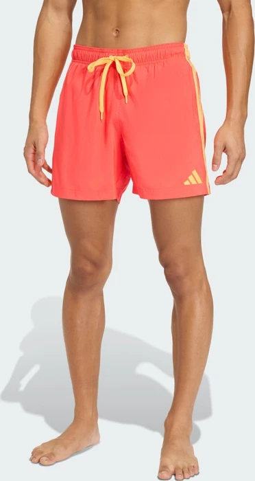 adidas 3-Streifen 13cm Badeshorts lucid red (Herren)