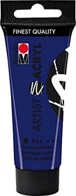 Marabu Artist Acryl Acrylfarbe, permanentviolett, 22ml