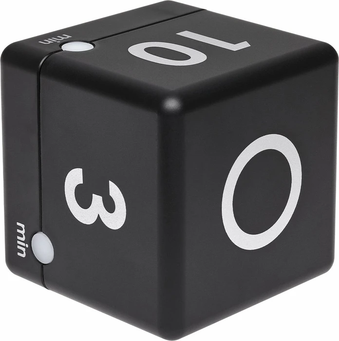 TFA Dostmann Kitchen Timer Cube schwarz
