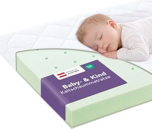 Träumeland Regenbogen Kinderbettmatratze 60x120cm