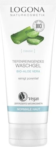 Logona Bio-Aloe Vera tiefenreinigendes Waschgel, 100ml