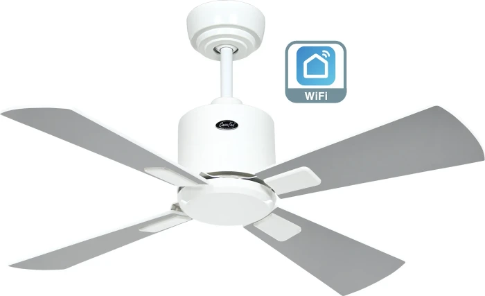 CasaFan Eco Neo III 92 WE-WE/LG WiFi Deckenventilator weiß/lichtgrau/weiß