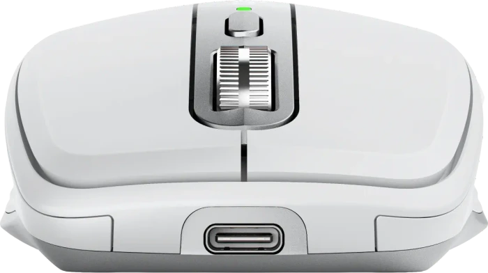Logitech MX Anywhere 3S for Mac Pale Grey, weiß/grau, Logi Bolt, USB/Bluetooth