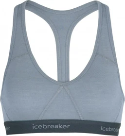 Icebreaker Sprite Racerback Sport-BH gravel (Damen)