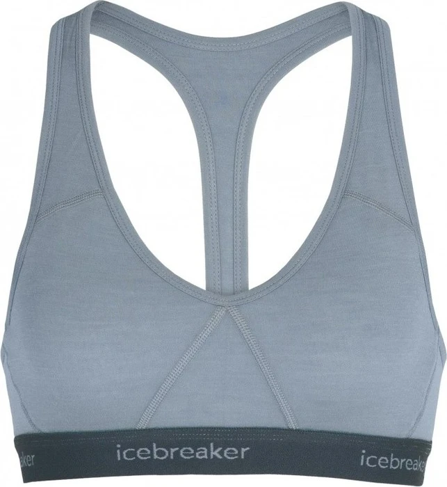 Icebreaker Sprite Racerback Sport-BH gravel (Damen)
