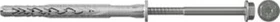 fischer SXRL 10x80 FUS R Schrauben/Dübel-Sortiment, 50 Stück