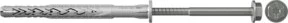 fischer SXRL 10x80 FUS R Schrauben/Dübel-Sortiment, 50 Stück
