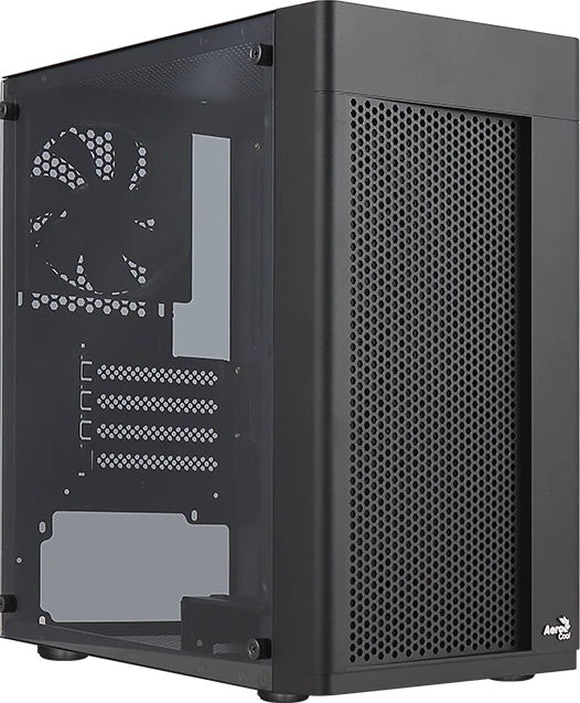 AeroCool Hexform, inkl. 3x Lüfter, Lüfter LED RGB, Glasfenster