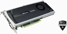 PNY Quadro 4000 Mac Edition, 1.75GB GDDR5, DVI, S-Video, DP