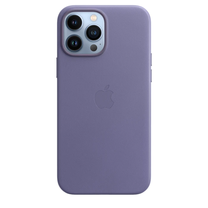 Apple Leder Case mit MagSafe für iPhone 13 Pro Max Wisteria