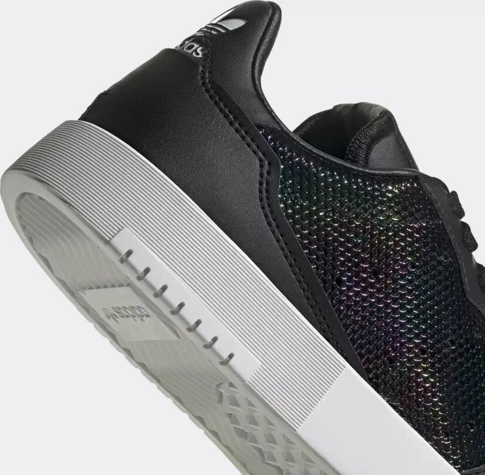 adidas Supercourt core black/cloud white/mystery ruby (Damen)