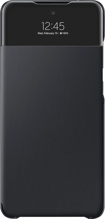 Samsung S-View Wallet Cover für Galaxy A72 schwarz