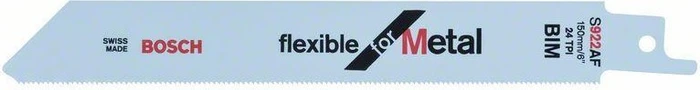 Bosch Professional S922AF Flexible for Metal Säbelsägeblatt, 2 Stück