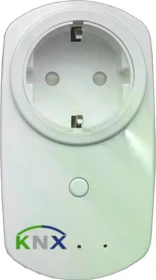 MDT KNX RF+ Funksteckdose mit Strommessfunktion, 2300W, Typ F, Funk-Steckdose (RF-AZK1ST.01)