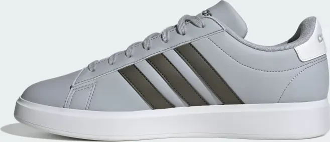 adidas Grand Court 2.0 halo silver/shadow olive/cloud white