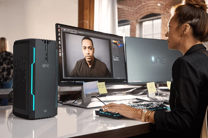 Corsair ONE Pro, Core i7-7700K, 16GB RAM, 480GB SSD, 2TB HDD, GeForce GTX 1080