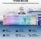 Epomaker TH108 Wireless, Blue White, LEDs RGB, hot-swap, Epomaker Creamy Jade, USB/Bluetooth, DE Vorschaubild