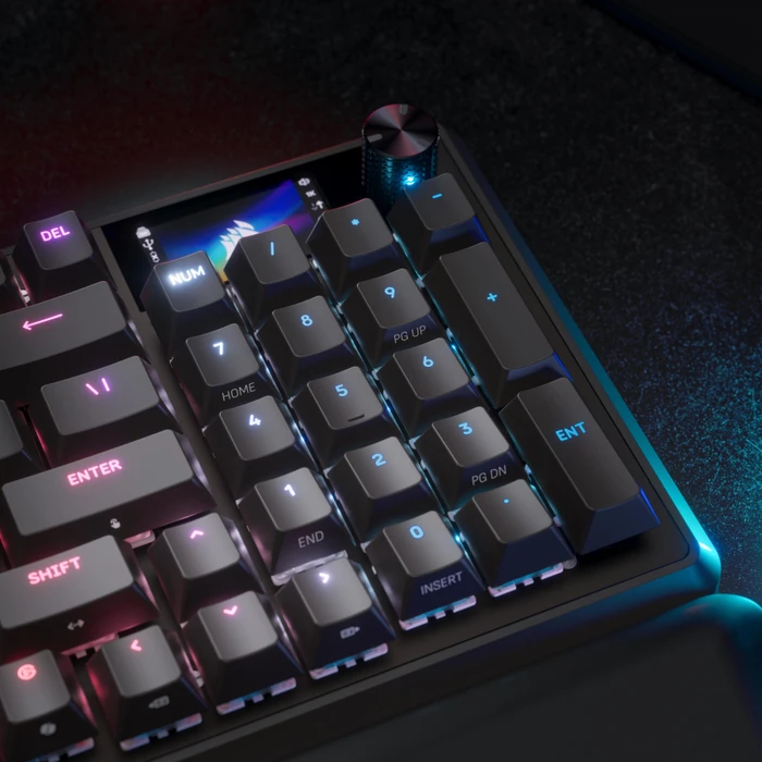 Corsair Vanguard PRO 96 Hall Effect, schwarz, LEDs RGB, Corsair MGX Hyperdrive, USB, US
