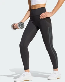 adidas Optime Workout 3-Streifen Tights Hose 7/8 schwarz (Damen)