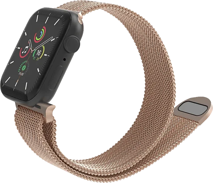 ISY Milanaise-Armband ISB-1008 für Apple Watch 38mm/40mm/41mm rosegold