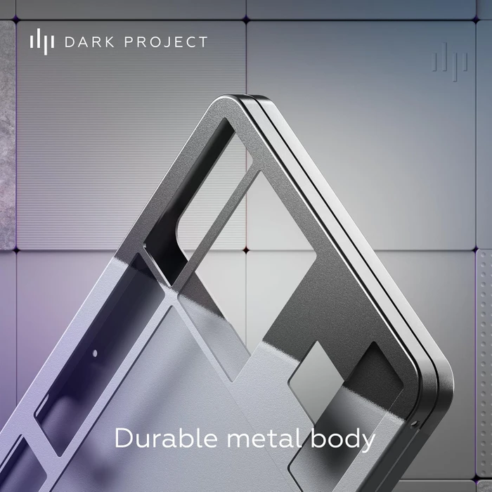 Dark Project ALU87A Daylight Gaming Keyboard, weiß/grau, LEDs RGB, g3ms Zircon Speed, USB, DE