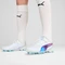Puma King Ultimate FG/AG puma white/bluemazing/flat light gray/sunset glow Vorschaubild