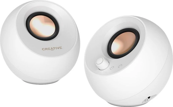 Creative Pebble Pro weiß