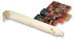 Lindy SATA 3 Card, 2x SATA 6Gb/s, PCIe x1
