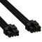Antec 12VHPWR Cable for Signature Series, 600W PCIe 5.0 12VHPWR, 2x 8-Pin PCIe Stecker auf 16-Pin PCIe 5.0 12VHPWR Stecker, Adapterkabel, schwarz Vorschaubild