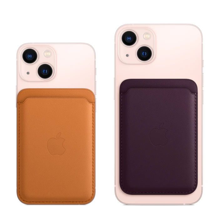 Apple iPhone Leder Wallet mit MagSafe Wisteria