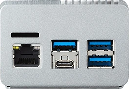 ASUS Aluminium Fanless Case für Raspberry Pi, Asus Tinker Board 2/Board 2S, metallisch-grau