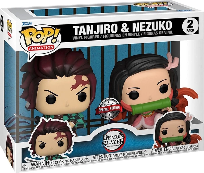 FunKo Pop! Animation - Demon Slayer - Tanjiro & Nezuko