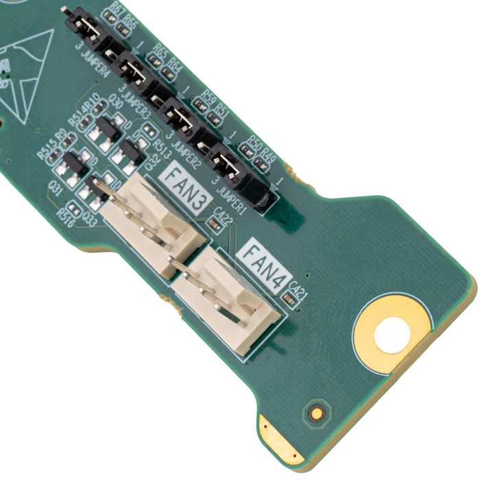SilverStone RAC-BP-304N, 4-Bay 2.5"/3.5" Server Backplane mit U.2 Unterstützung, grün