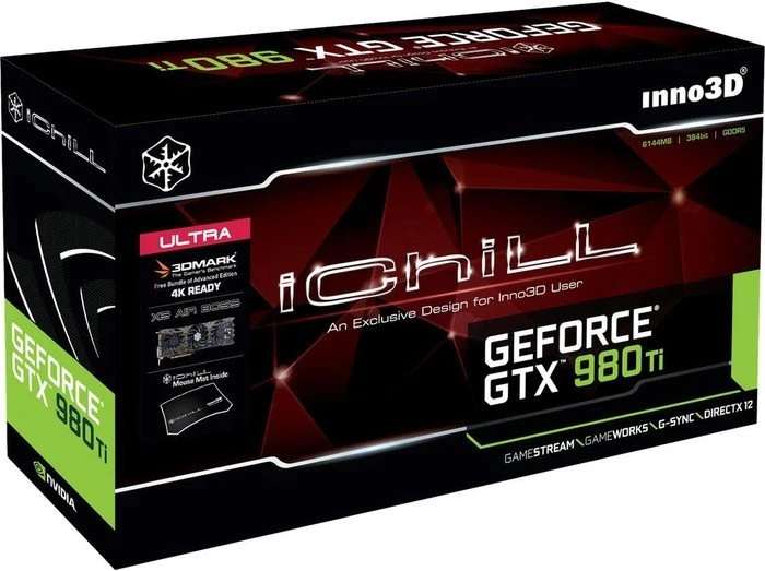 INNO3D GeForce GTX 980 Ti iCHILL HerculeZ X3 Air Boss Ultra, 6GB GDDR5, DVI, HDMI, 3x DP