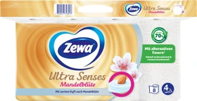 Zewa Ultra Senses Mandelblüte Toilettenpapier 4-lagig weiß,     8 Rollen
