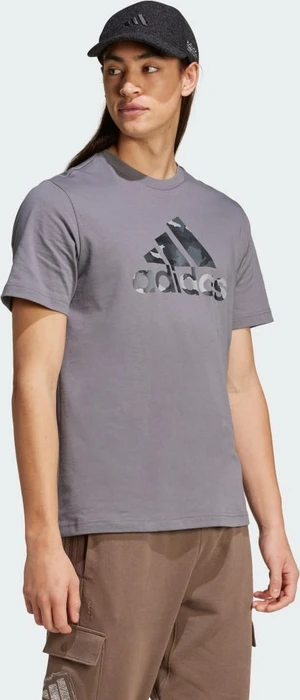 adidas Camo Badge of Sport Graphic T-Shirt kurzarm grey four (Herren)