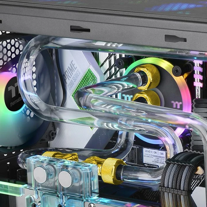 Thermaltake Pacific C-Pro Rohranschluss G1/4" auf 16mm, gold 6er-Pack