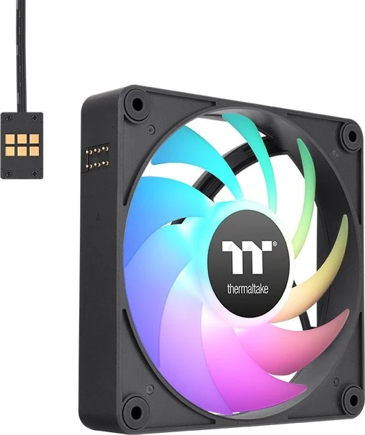 Thermaltake CT120 EX ARGB Sync Black, schwarz, 120mm, 3er-Pack