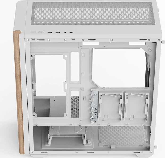 AeroCool D501A [V2] White, Glasfenster
