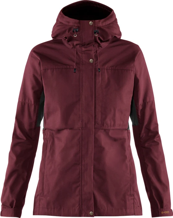 Fjällräven Kaipak Funktionsjacke dark garnet/dark grey (Damen)