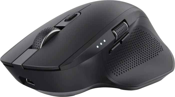 Trust Ozaa+ Multi-Device Wireless Mouse schwarz, USB/Bluetooth