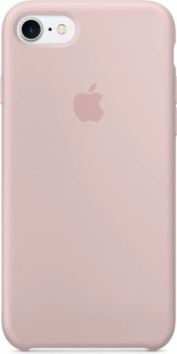 Apple Silikon Case für iPhone 7 sandrosa