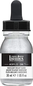 Liquitex Professional Acrylic Ink iridescent bright silver, 30ml