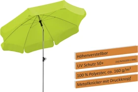Schneider Locarno Sonnenschirm 200cm apfelgrün