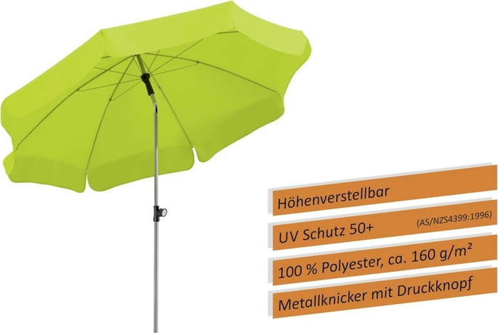 Schneider Locarno Sonnenschirm 200cm apfelgrün