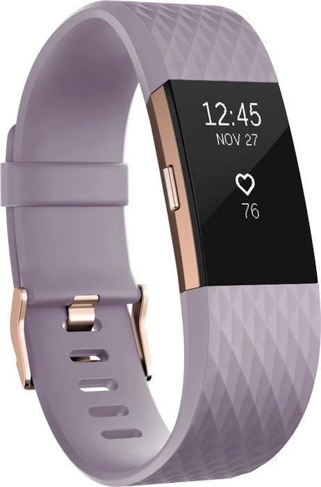 Fitbit Charge 2 Small Aktivitäts-Tracker lavendel/rosegold