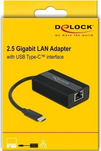 DeLOCK RJ-45 LAN-Adapter, USB-C 3.0 [Stecker]